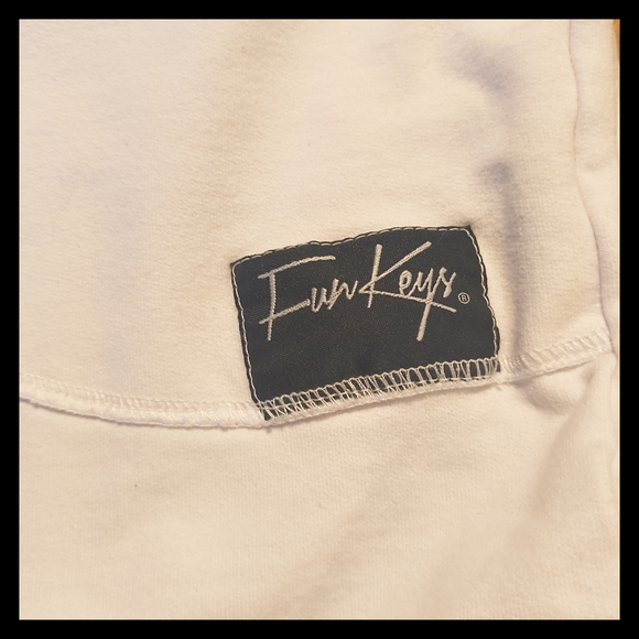 🧘🏼🕉 White Cotton Harem Jogger Drop Crotch Pants with Deep Pockets - Picture 6 of 6